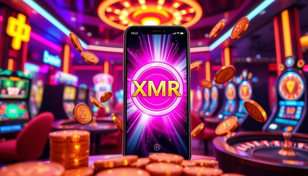 Mobile XMR Casino Gaming