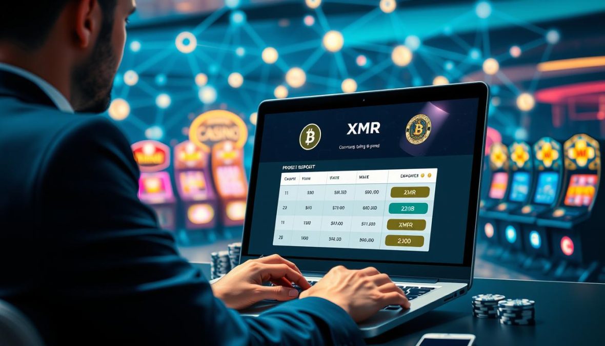 XMR casino deposit tutorial