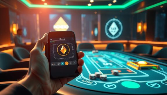 Provably fair gambling with Monero